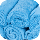 PROFI-MICROFASERTUCH BLAU Микрофибра салфетка 40*40 см, голубая, 400гр, комплект 50 шт.