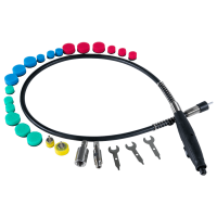 Дример для полировки труднодоступных мест - гибкий вал (комплект)