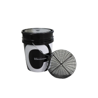 Detailing Bucket Set consistign of Bucket, Lid & Grit Guard - Ведро для мойки автомобиля с крышкой и пескоотделителем