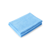 PROFI-MICROFASERTUCH Полотенце оверлоченное 55*80 см, ГОЛУБОЕ, 400гр/м2 для сушки авто