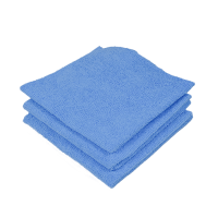 PROFI-MICROFASERTUCH Микрофибра салфетка 35*35 см, синяя,уп-ка 3 шт, без оверлока, 280гр