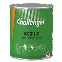BC312 Грубый яркий алюминий Challenger 3,5л. Краска на основе акриловой смолы Challenger BC для ремонта автомобилей.