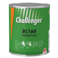 BC160 Бирюзово синий Challenger BC  1л. Краска на основе акриловой смолы Challenger BC для ремонта автомобилей.
