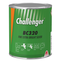 BC320 Мелкий экстра светлый металлик Challenger BC  1л. Краска на основе акриловой смолы Challenger BC для ремонта автомобилей.