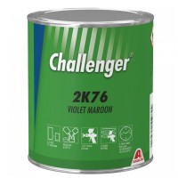2K76 Фиолетово красный Challenger SS  1л . Эмаль (краска) на основе акриловой смолы Challernger 2К для ремонта автомобилей