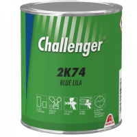 2K74 Синий Лиловый Challenger SS  1л. Эмаль (краска) на основе акриловой смолы Challernger 2К для ремонта автомобилей