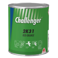 2K31 Красно оранжевый Challenger SS  1л. Эмаль (краска) на основе акриловой смолы Challernger 2К для ремонта автомобилей