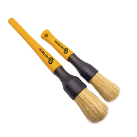 Кисточки из натурального ворса для ухода за салоном автомобиля, комплект 2 шт.