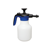 Ручной чёрно-синий помповый опрыскиватель EPOCA TEC 1.5, VITON, 1,5 л.