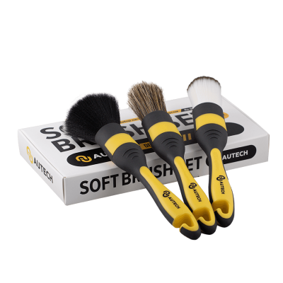 Набор кистей с мягким ворсом Soft Brush Set, к-т из 3-х штук