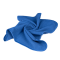 WAFFLE CLEANING TOWEL Полотенце для протирки оверлоченное 55*60 см, синее, 330гр/м2 для сушки авто