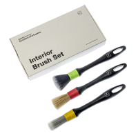 Набор состоит из трех кистей, для очистки очистить салон автомобиля Interior Brush Set