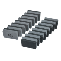 Аппликатор поролон + фибра для разнесения составов по поверхности 85 мм*53 мм, комплект 16 шт.