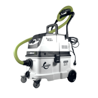 Промышленный пылесос для работы с электроинструментом 1600 Вт., 40л. атематическая очистка HEPA фильтра