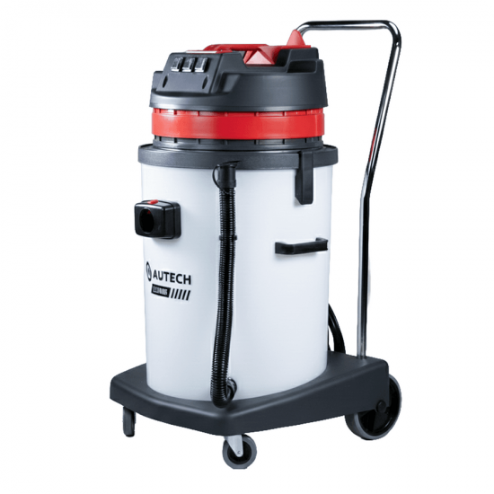 Пылеводосос для влажной и сухой уборки с пластиковым баком. 3000 Вт, 3 турбины