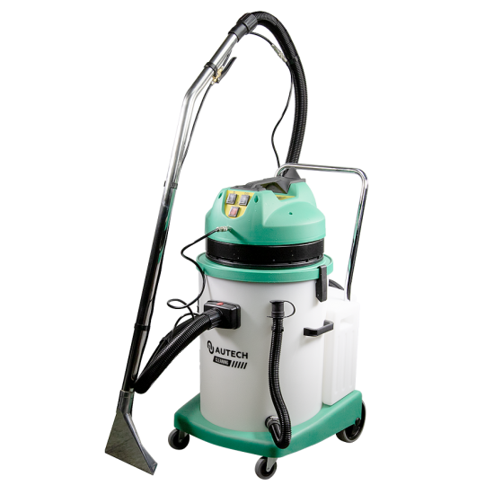 Моющий пылесос экстрактор для влажной уборки и химчистки тканевых поверхностей с пластиковым баком. 3000 Вт, 3 турбины