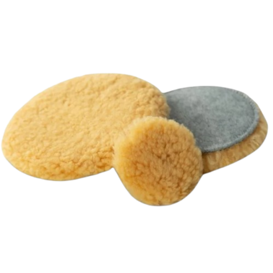 Twisted Wool Pad - меховой круг из ворсостойкой скрученной овечьей шерсти Ø 150 x 25 mm