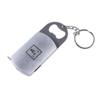 Брелок-открывалка с рулеткой и фонариком «Open»