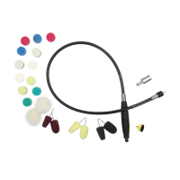 Дример для полировки труднодоступных мест - гибкий вал (комплект)