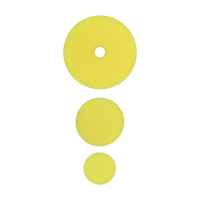 Полировальный круг комплект - полутвердый 75мм/54мм/34мм- желтый