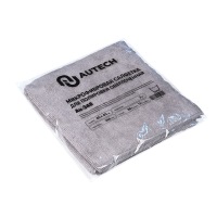 Микрофибра салфетка 40*40 см, серая, 360 гр  к-т 2 штуки