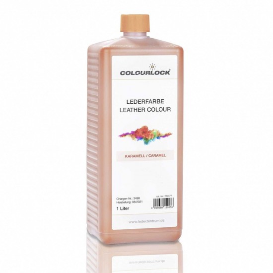 Краска для кожи COLOURLOCK карамель Lederfarbe karamell 1л Краска для кожи COLOURLOCK карамель Lederfarbe karamell 1л