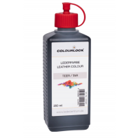Краска для кожи COLOURLOCK чёрный дёготь Lederfarbe teer 250 мл