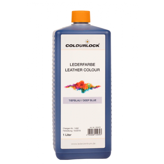 Краска для кожи COLOURLOCK темно-синий Lederfarbe tiefblau 1000 мл Краска для кожи COLOURLOCK темно-синий Lederfarbe tiefblau 1000 мл