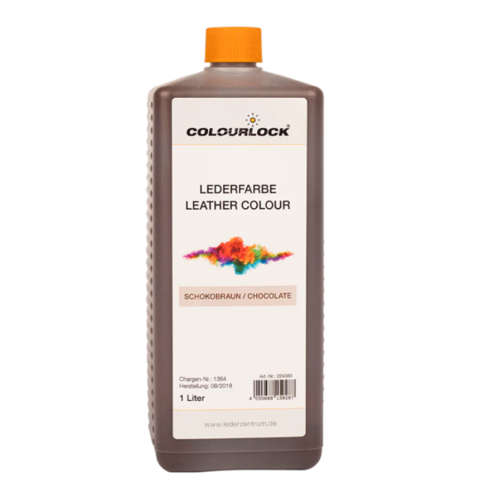 Краска для кожи COLOURLOCK шоколадно-коричневый Lederfarbe schokobraun 1л Краска для кожи COLOURLOCK шоколадно-коричневый Lederfarbe schokobraun 1л