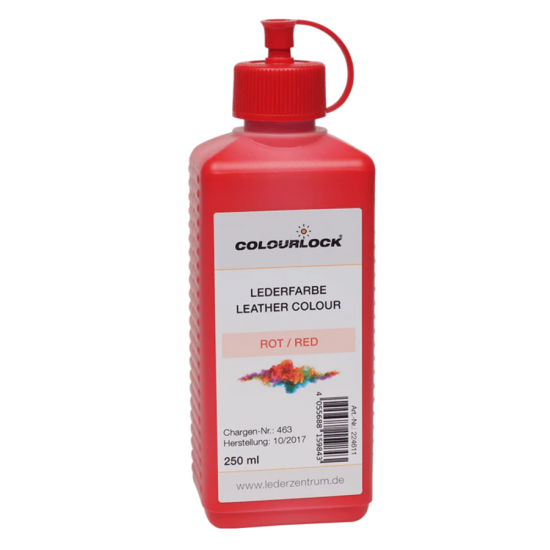 Краска для кожи COLOURLOCK красная Lederfarbe rot 250 мл Краска для кожи COLOURLOCK красная Lederfarbe rot 250 мл