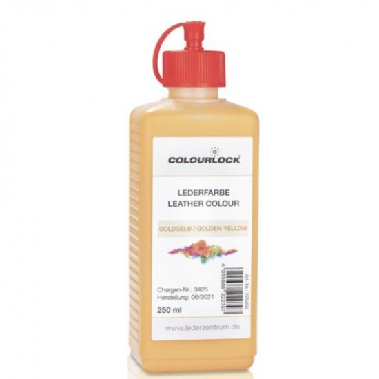 Краска для кожи COLOURLOCK золотисто-желтый Lederfarbe goldgelb 250мл Краска для кожи COLOURLOCK золотисто-желтый Lederfarbe goldgelb 250мл