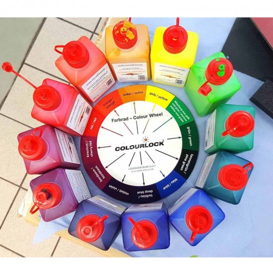 Краска для кожи COLOURLOCK карамель Lederfarbe karamell 1л Краска для кожи COLOURLOCK карамель Lederfarbe karamell 1л