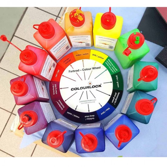 Краска для кожи фиолетовый COLOURLOCK Lederfarbe violet 250 мл Краска для кожи фиолетовый COLOURLOCK Lederfarbe violet 250 мл