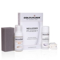 Набор для очистки и защиты кожи автомобиля COLOURLOCK Neuleder Pflegeset mit Leder Versiegelu