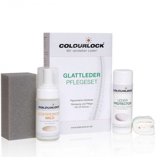 Набор COLOURLOCK для очищения и защиты натуральной кожей COLOURLOCK Glattleder Pflegeset mit Leder Protector Набор COLOURLOCK для очищения и защиты натуральной кожей COLOURLOCK Glattleder Pflegeset mit Leder Protector