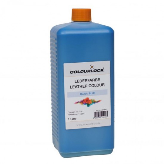 Краска для кожи COLOURLOCK синий Lederfarbe blau 1000 мл Краска для кожи COLOURLOCK синий Lederfarbe blau 1000 мл