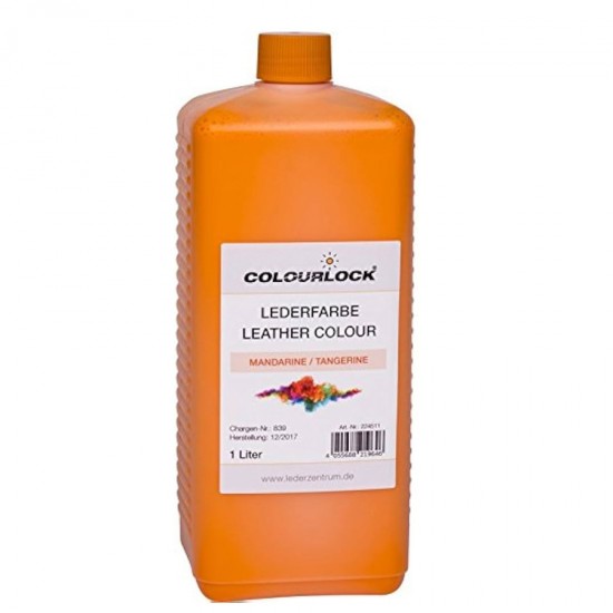 Краска для кожи COLOURLOCK мандарин Lederfarbe mandarine 1л Краска для кожи COLOURLOCK мандарин Lederfarbe mandarine 1л
