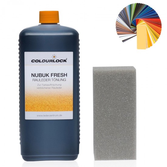 Краска COLOURLOCK с отвердителем плюс TOP для замши Nubuk, цвет чёрный F034 1000 мл Краска COLOURLOCK с отвердителем плюс TOP для замши Nubuk, цвет чёрный F034 1000 мл