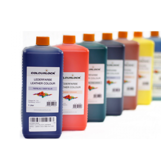 Краска для кожи COLOURLOCK зелёная Lederfarbe grün 1000 мл Краска для кожи COLOURLOCK зелёная Lederfarbe grün 1000 мл