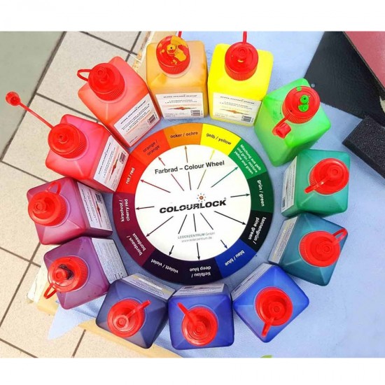 Краска для кожи COLOURLOCK зелёная Lederfarbe grün 250 мл Краска для кожи COLOURLOCK зелёная Lederfarbe grün 250 мл