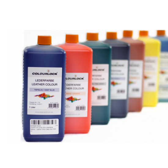 Краска для кожи COLOURLOCK вишнево-красный Lederfarbe kirschrot 1000 мл Краска для кожи COLOURLOCK вишнево-красный Lederfarbe kirschrot 1000 мл