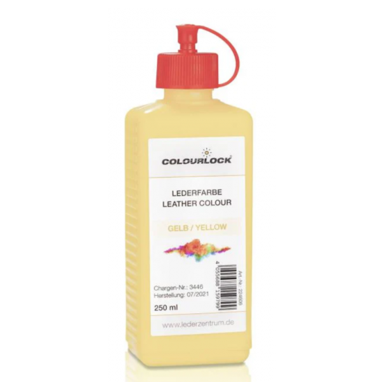 Краска для кожи COLOURLOCK желтый Lederfarbe gelb 250мл Краска для кожи COLOURLOCK желтый Lederfarbe gelb 250мл