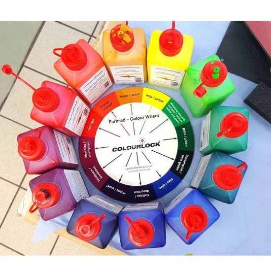 Краска для кожи COLOURLOCK темно-синий Lederfarbe tiefblau 1000 мл Краска для кожи COLOURLOCK темно-синий Lederfarbe tiefblau 1000 мл