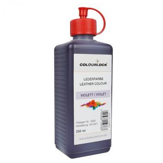 Краска для кожи фиолетовый COLOURLOCK Lederfarbe violet 250 мл Краска для кожи фиолетовый COLOURLOCK Lederfarbe violet 250 мл
