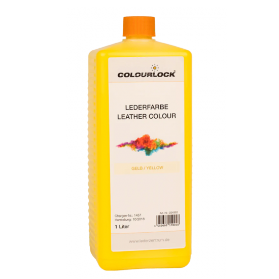 Краска для кожи COLOURLOCK желтый Lederfarbe gelb 1000мл Краска для кожи COLOURLOCK желтый Lederfarbe gelb 1000мл