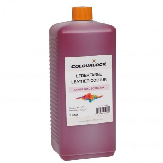 Краска для кожи COLOURLOCK бордовая Lederfarbe bordeaux 1000 мл Краска для кожи COLOURLOCK бордовая Lederfarbe bordeaux 1000 мл