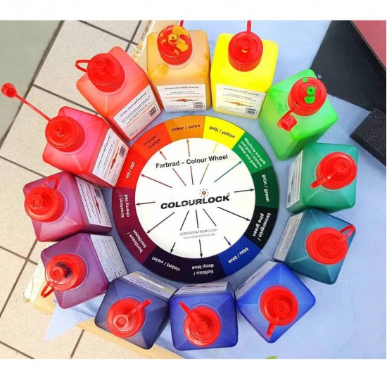Краска для кожи COLOURLOCK вишнево-красный Lederfarbe kirschrot 250 мл Краска для кожи COLOURLOCK вишнево-красный Lederfarbe kirschrot 250 мл