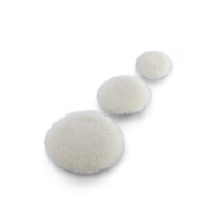 Полировальный круг комплект - меховой из натуральной овчины стриженный 75мм/50мм/25мм