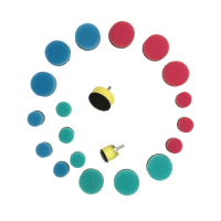 Комплект - Подложки для кругов к гибкому валу + круги - 20 предметов