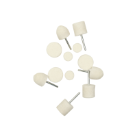 Насадка-войлок для полировки алюминия, хрома и стекла - комплект 12 предметов